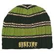 Sublime Cable Knit Striped Logo Beanie Knit Hat