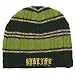Sublime Cable Knit Striped Logo Beanie Knit Hat