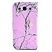 Galaxy S3 Case, M-Zebra Printed Series Light Color Design PU Leather Stand Wallet Type Magnet Design Flip Case Cover For Samsung Galaxy S3 i9300, with Screen Protectors+Stylus (Pink Branches)
