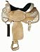Silver Beaded Western Show Saddle