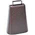 7 Inch Steel Cow Bell with Handle and Antique Copper Finish