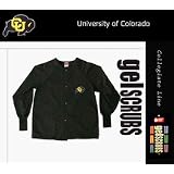 Colorado Buffaloes Scrub Style Nursing Jacket from GelScrubs at Gelscrubs