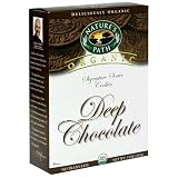 Natures Path Organic Cookies, Deep Chocolate, 9-Ounce Boxes (Pack of 12)