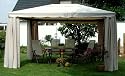 LECO 17010103 Pavillon Sahara Größe 3 x 4 m, inklusive Seitenteile
