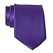 QBSM Mens Dark Purple Indigo Solid Neckties Business Formal Dress Neck Ties