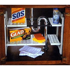 Expandable Under-Sink Organizer - (White)