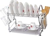 2 Tier Chrome Dish Drainer