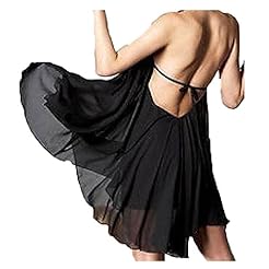 Jeweled Backless Halter Above the Knee Chiffon Mini Dress 