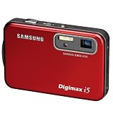 Samsung Digimax i5 5MP Digital Camera with 3x Optical Zoom (Red)