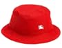 Burberry Women's Canvas Bucket Hat, Red, Medium