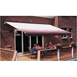 Sunsetter Pro Motorized Awning (11 Ft / Burgundy Stripe)