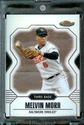 2007 Topps Finest #7 Melvin Mora Baseball Card Baltimore Orioles - Mint Condition - Shipped In Protective Display Case !!