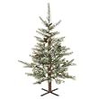4.5' Tannenbaum Pine with Snow Artificial Christmas Tree - Unlit