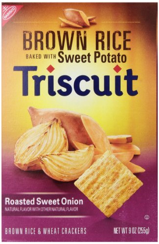Triscuit Brown Rice Crackers (Roasted Sweet Onion, 9-Ounce Box)