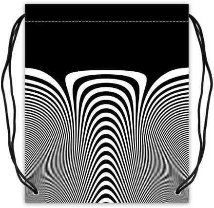 Zebra Carrying Drawstring Backpack Bag String Sack Cinch Bag for Sports for Traveling Twin Sides Printed Durable Lightweight Nylon Double Layer