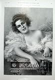 A BEAUTY UNMASKED AT THE CARNIVAL Old Print 1904