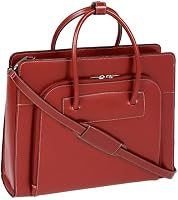 McKleinUSA Lake Forest 94336 W Series Italian Leather Ladies Briefcase (Red)