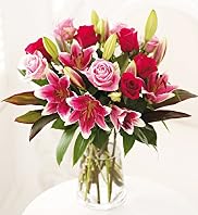 Large Rose & Lily Bouquet