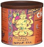 MOCAFE Precious Divinity Mango Chai Spiced Tea Mix, 12-Ounce Tin (Pack of 4)
