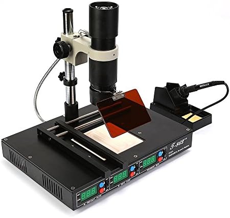 AutoSets T862++ Rework Station Eye Protection Pre-Heating System Adjustable Infrared Ir-Lamp Technology Fantastic