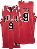 Luol Deng Red adidas NBA Authentic Chicago Bulls Jersey