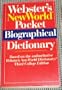 Webster's New World Pocket Biographical Dictionary