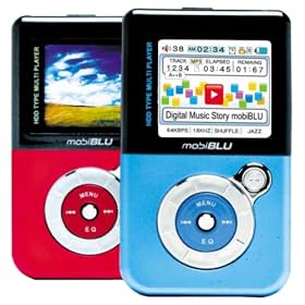 mobiBLU DHH-200 8GB MP3 Player (Blue)