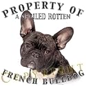 French Bulldog BRINDLEWHITE Mousepad Dog Mouse Pad "Property Of"