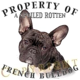 French Bulldog BRINDLEWHITE Mousepad Dog Mouse Pad Property Of by VincentStrangioStore