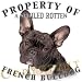 French Bulldog Mousepad Dog Mouse Pad Property Of