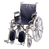 ITA-MED Adult Wheelchair with Detachable Armrests and Elevating Footrests