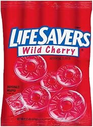 LifeSavers Wild Cherry Hard Candy, 12 - 6.25-Ounce Bags