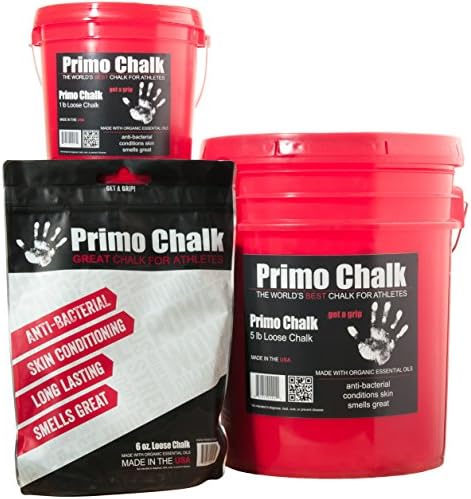 Primo Chalk - Competition Quality Loose Chalk for Climbing, Weightlifting, and CrossFit
