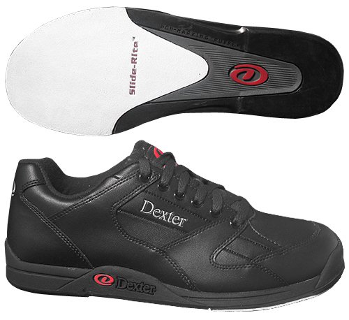 Dexter Bowling Shoes-Dexter Mens Ricky II Black Bowling Shoes-Mens Dexter Bowling Shoes