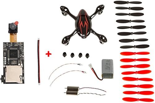 NEW Hubsan X4 H107C RC Quadcopter Black/Red Crash Pack + Spare parts HD 2MP Camera Module