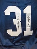 Paul Posluszny Penn State Nittany Lions Autographed Authentic Style Jersey with We Are Penn State Inscription