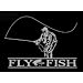 Fly Fish Upstream Images Silver Vinyl Wildlife Car Truck Window Decal Sticker