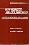 How Writing Shapes Thinking: A Study of Teaching and Learning (Ncte Research Report)