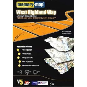 Memory-Map V5 West Highland Way OS 1:25,000