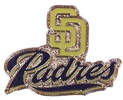 San Diego Padres Primary Plus Logo Pin