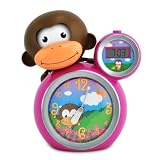Babyzoo Sleep Trainer - Momo Monkey - Pink Blue