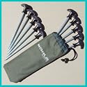 KOALA PRODUCTS DLX OXFORD 10 Pack Carp Fishing Camping Bivvy pegs