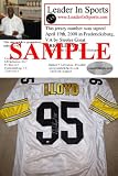 Greg Lloyd Autographed White Jersey - Pittsburgh Steelers
