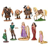 Deluxe Tangled Rapunzel Figurine Set -- 9-Pc.