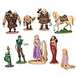 Deluxe Tangled Rapunzel Figurine Set -- 9-Pc.
