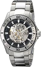 Stuhrling Original Legacy Regatta Antilles Men's Automatic Watch with Black Dial Analogue Display and Silver Stainless Steel Bracelet 773.01