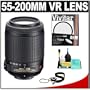 Nikon 55-200mm f/4-5.6G ED IF AF-S DX VR [Vibration Reduction] Zoom Nikkor Lens + 52mm UV Glass Filter + Accessory Kit for D40, D60, D90, D200, D300, D300s, D3000, D5000 Digital SLR Cameras