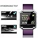 Fitbit Blaze Screen Protector [Full coverage], DEGBIT® [3-Pack] Fitbit Blaze Tempered Glass Screen Protector [0.26mm 2.5D, 9H Hardness] Ultra Clear /Anti-Scratch/Bubble-Free Shield-Lifetime Warranty
