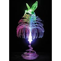 LED Fiber-Optic Table Lamp/Night Light - Hummingbird