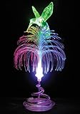 LED Fiber-Optic Table Lamp/Night Light - Hummingbird